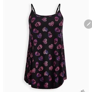 🆕️☠️💜 1X SKULL HEARTS SLEEP TUNIC💜☠️